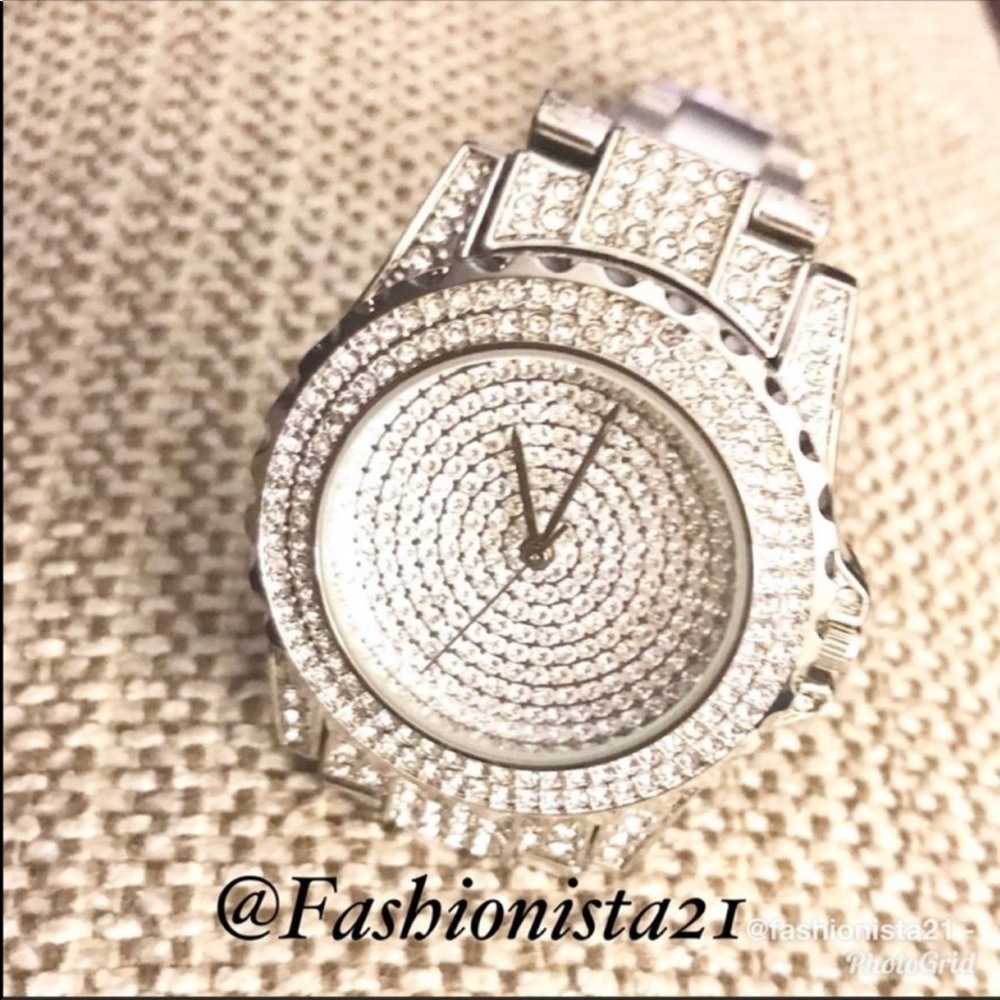 NEW Bling Rhinestone Crystal Watch - Picture 6 of 8